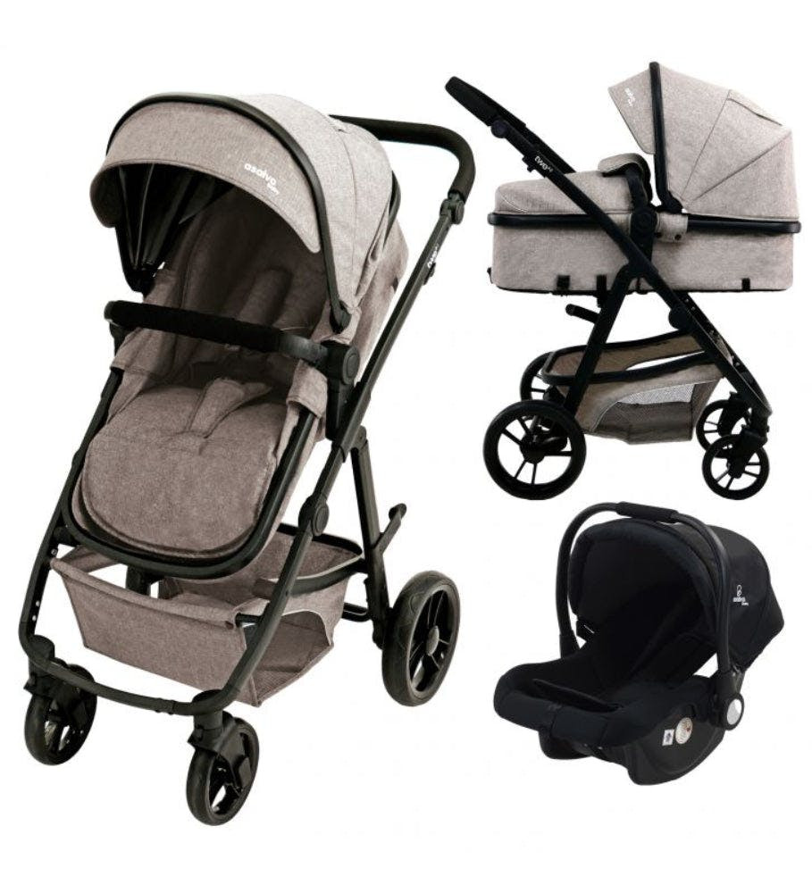 Carrito 3 en 1 Two+ 2 Beige