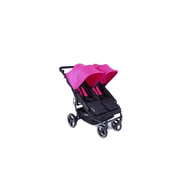 Carrito gemelar Easy Twin 3S fucsia