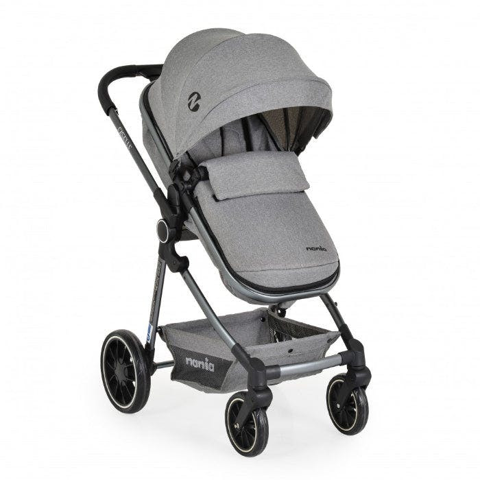 Carrito de bebé Moni 2 en 1 Giselle gris