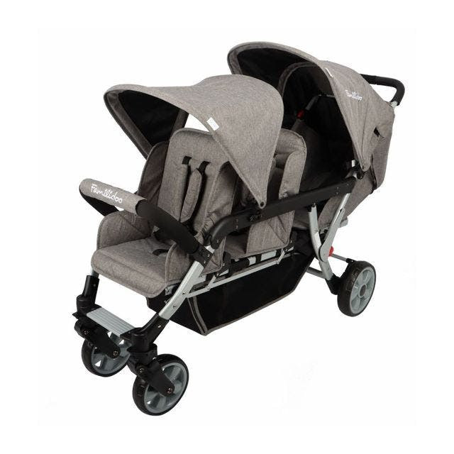 Cochecito Lidoo H3E 3 plazas Ergondrive gris