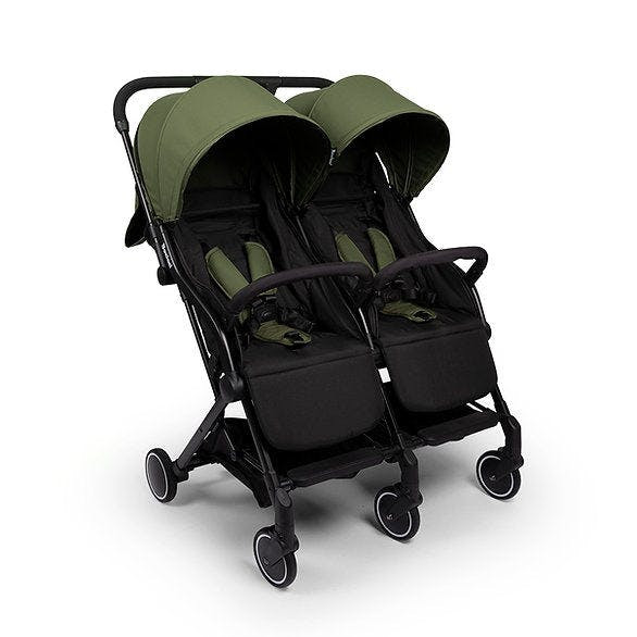 Carrito gemelar Adige para gemelos, plegable con una mano