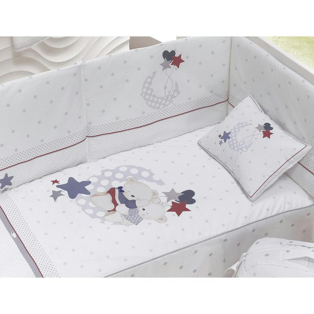 3-piece jersey crib set 60x120 cm