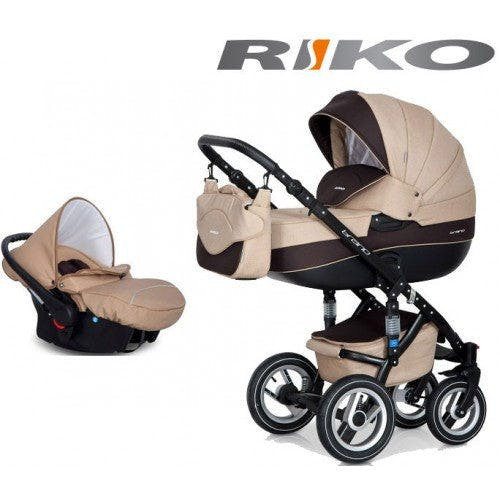 Multifunctional Brano and Carlo stroller - mocca