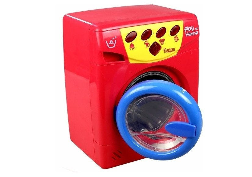Máquina de lavar de juguete con luz y sonido