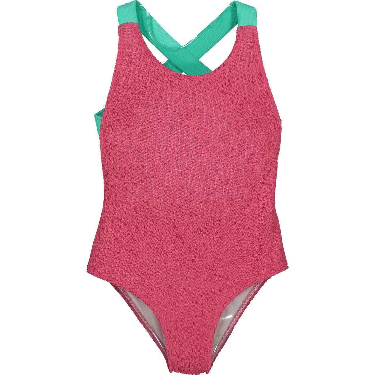 Bañador de una pieza texturizado con estampado de sandía