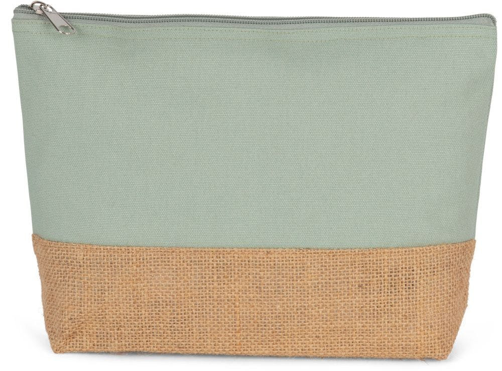 Bolsa em Lona de Algodão e Juta KIMOOD