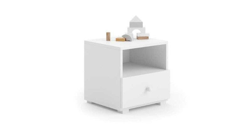 Mesita de noche Emi en tablero laminado