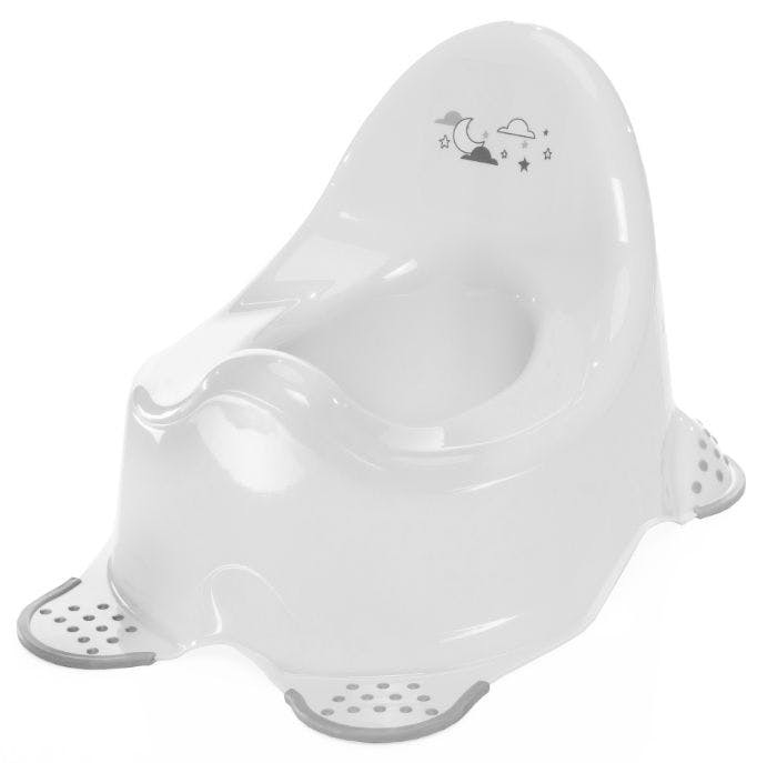 Children's potty Moon white with non-slip base
