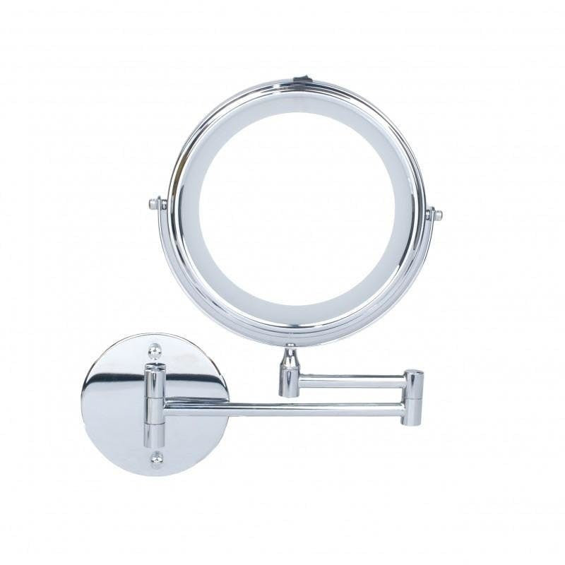 Makeup mirror LED 20 cm chrome
