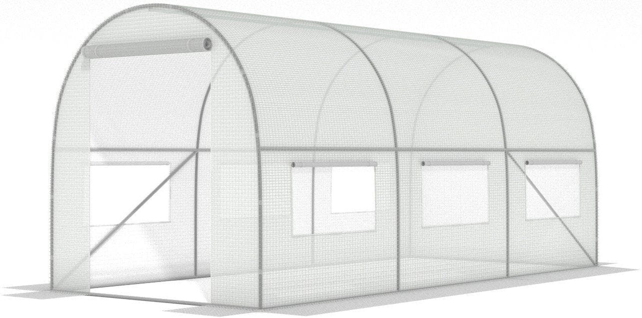 Garden greenhouse 3 x 2 x 2 m with 6 mosquito-net windows
