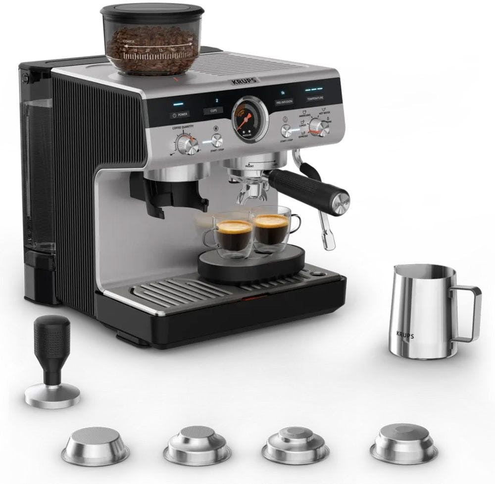 KRUPS manual espresso machine XP801T10 15 bar