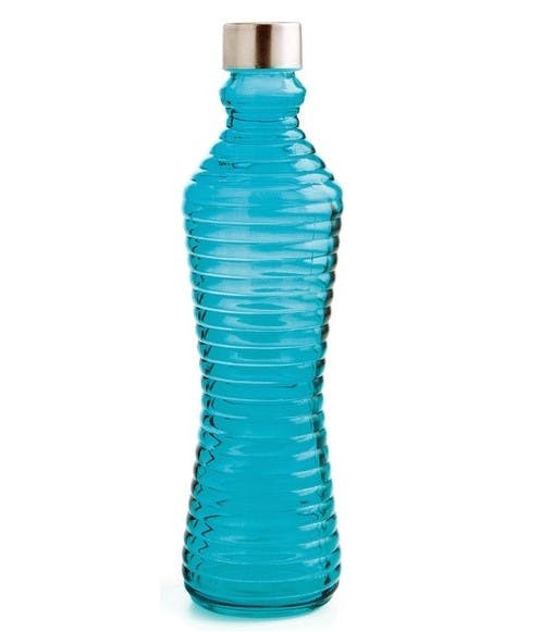 Garrafa Vidro 1 L Turquesa