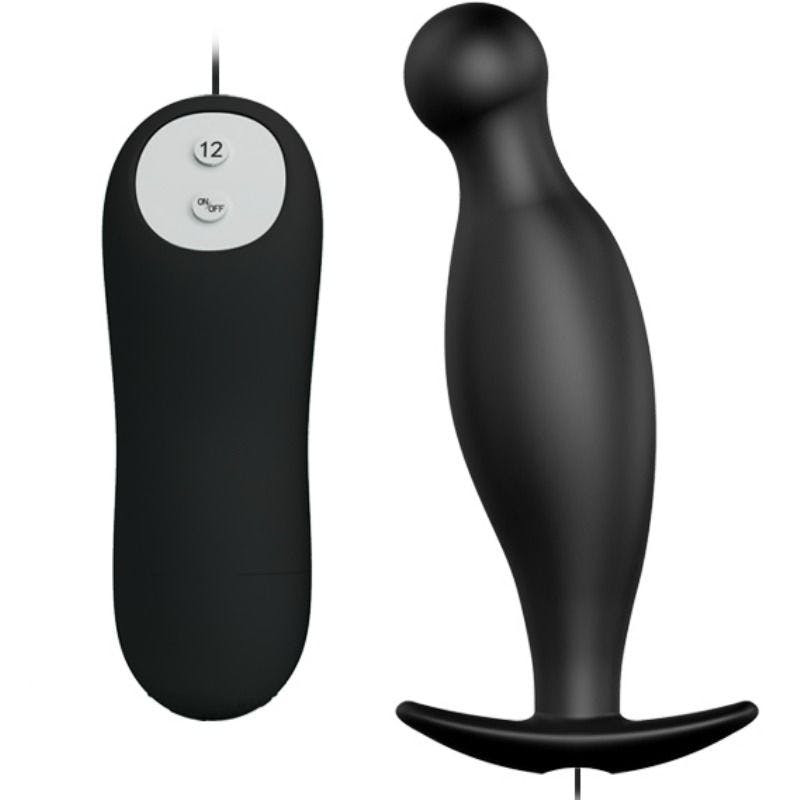 Tapón anal vibratorio 12 velocidades con control remoto