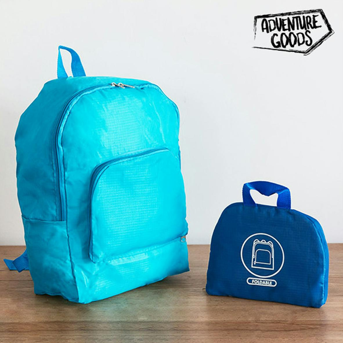 Mochila plegable de poliéster para viaje