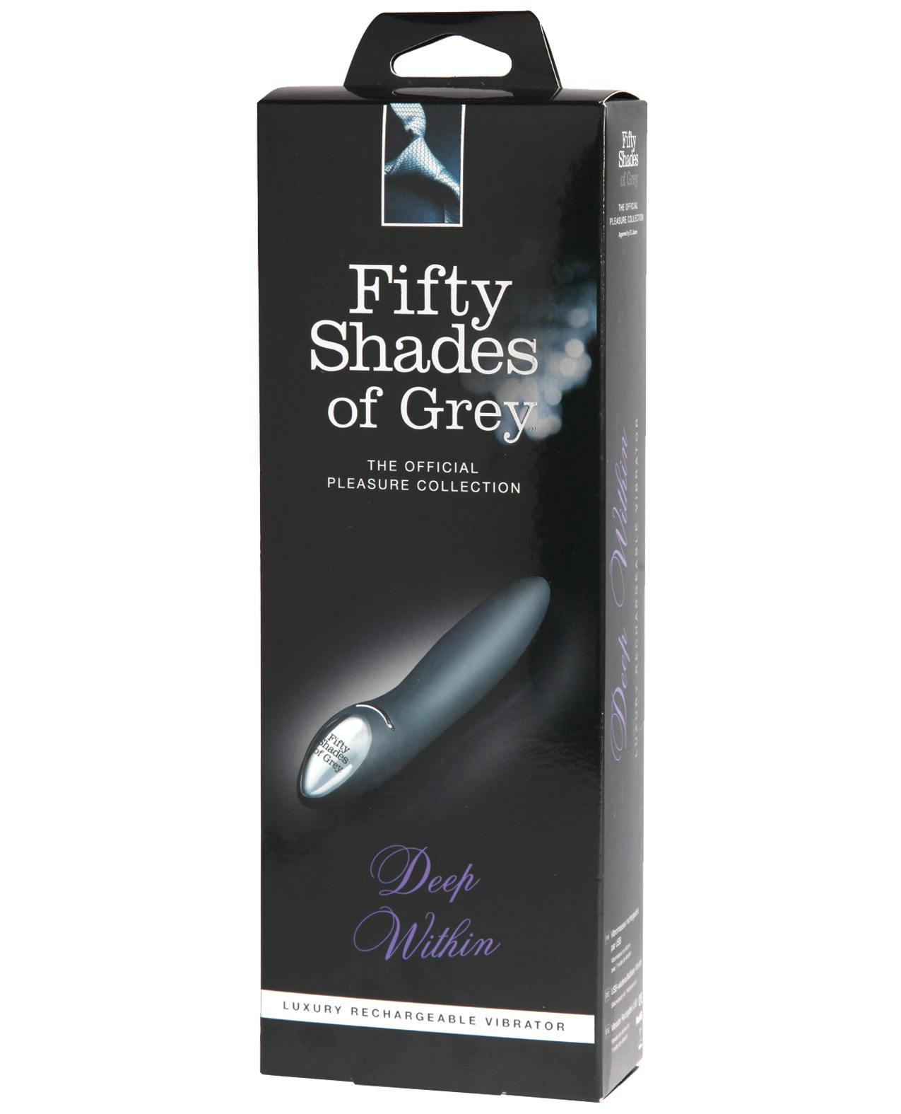 Vibrador recargable Deep Within negro