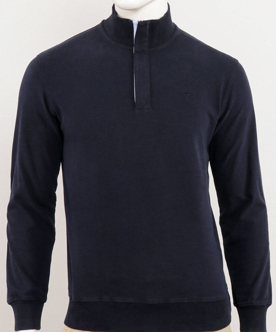 Sweat Adulto em Jersey Duplo, Manga Comprida com Fecho