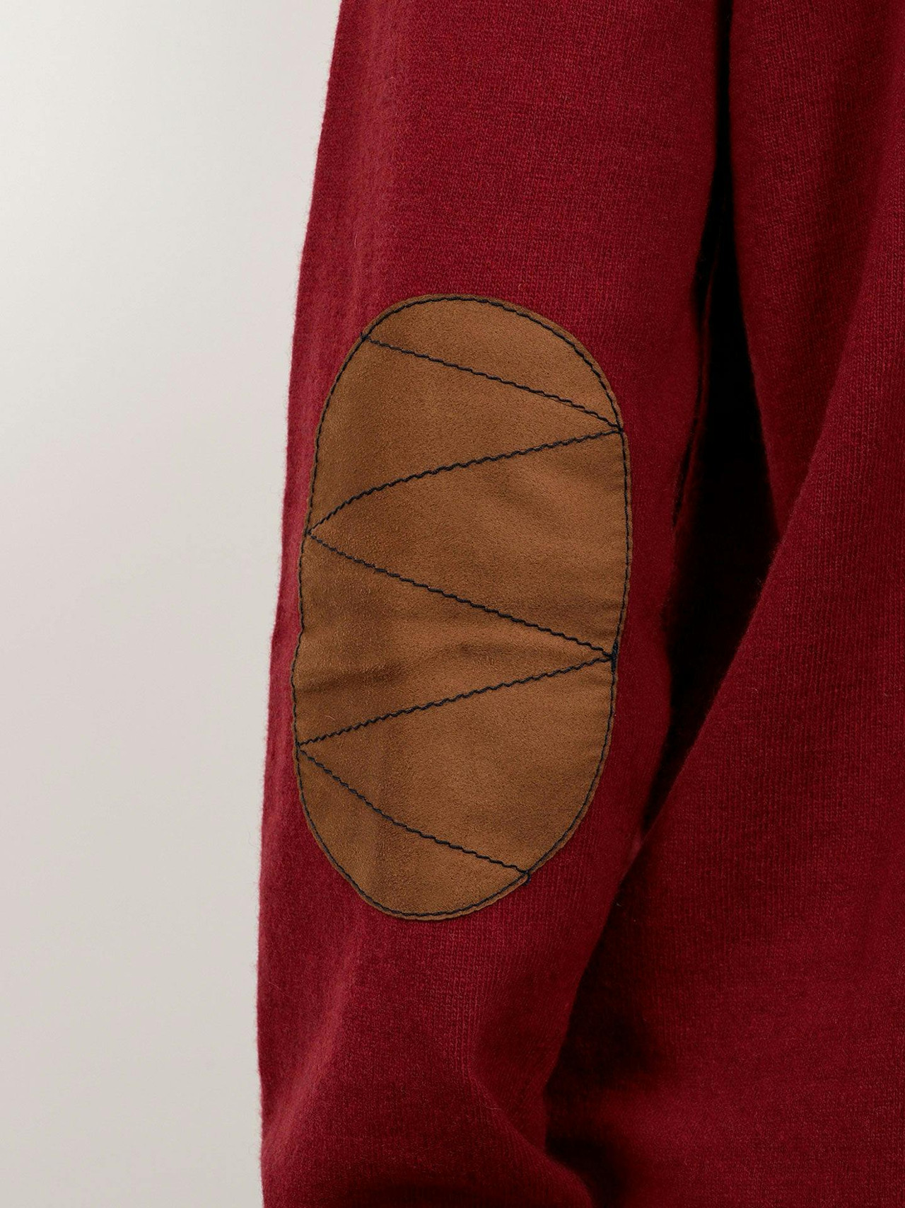 Pullover Adulto em Malha Exterior Decote em V