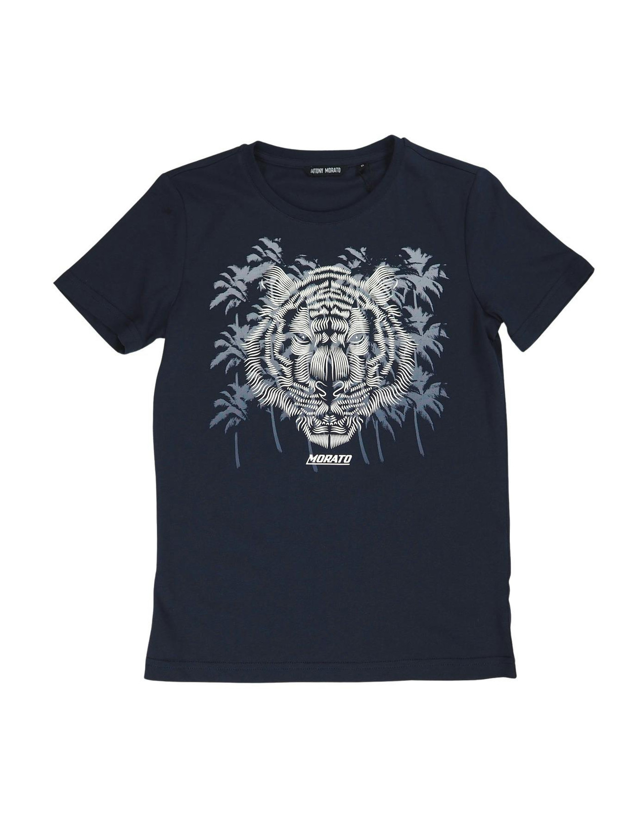 Camiseta estampada de corte regular en algodón