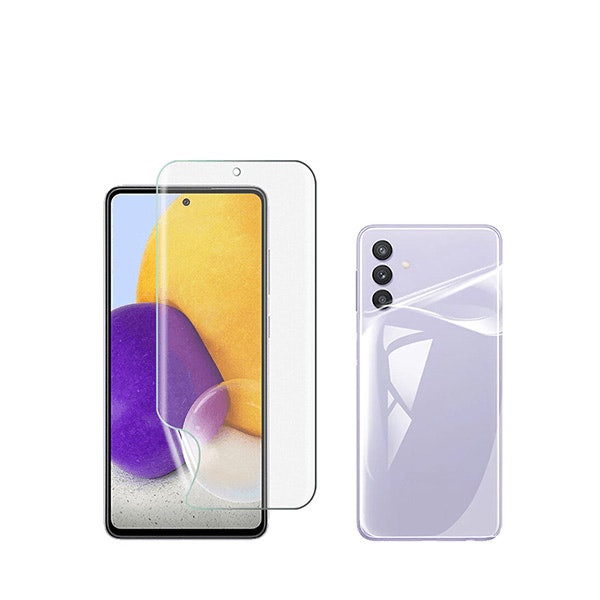 Protector Hydrogel Full Cover para Samsung Galaxy A55 5G frente y reverso