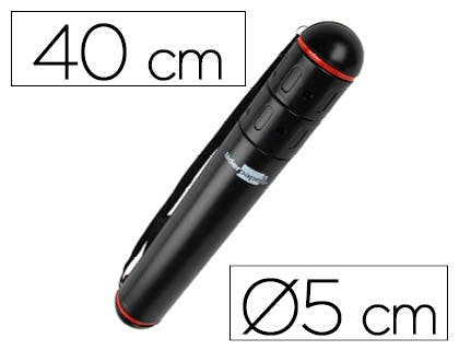 Tubo Porta Desenhos Plástico 40 cm Preto