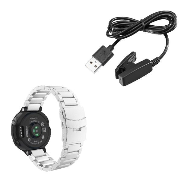 Correa de acero para Garmin Forerunner 735XT con herramienta y cable USB