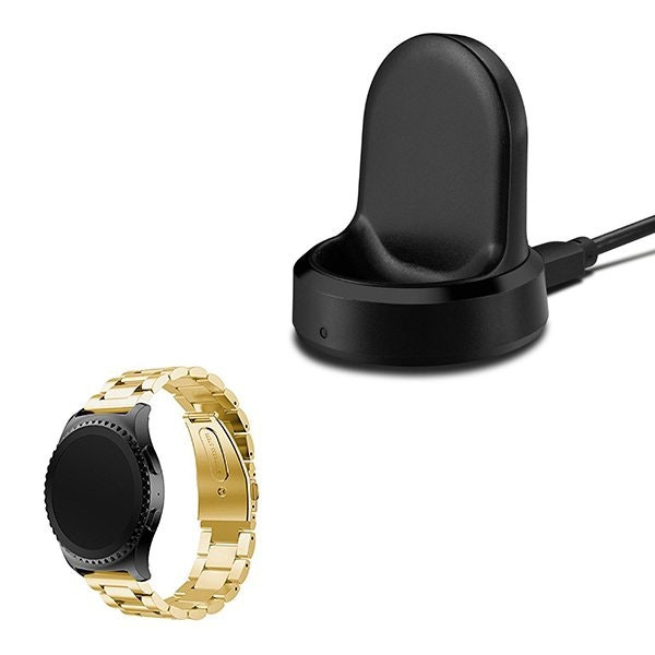 Correa acero Stainless Lux para Samsung Gear Sport - Oro
