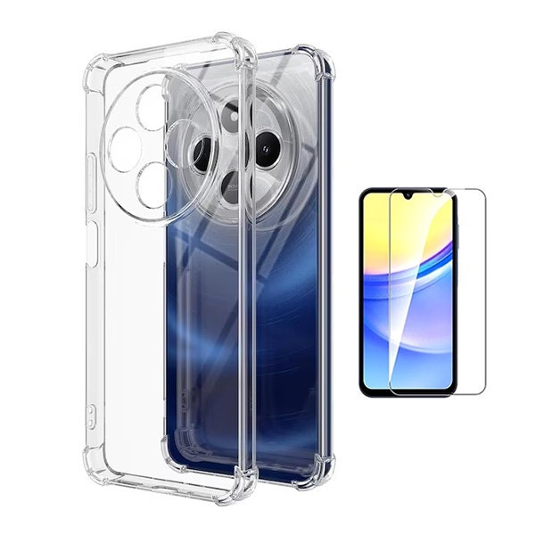 Funda Superprotect Anti-Shock + Cristal Templado para Poco C75