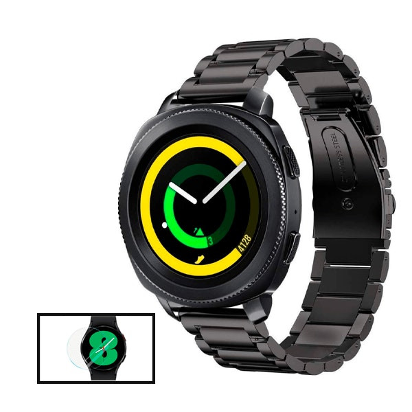 Correa Stainless Lux de acero y protector 3D para Xiaomi Watch S1