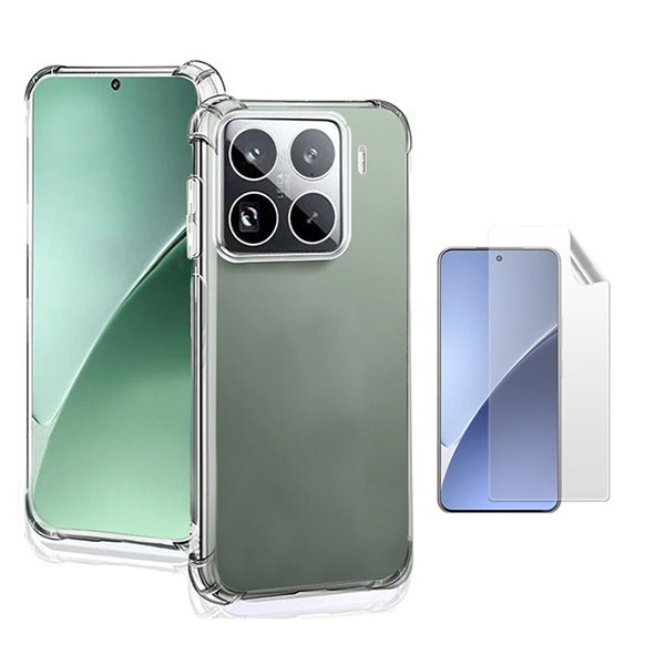 Capa Superprotect anti‑impacto y película hydrogel frontal para Xiaomi 15 Pro
