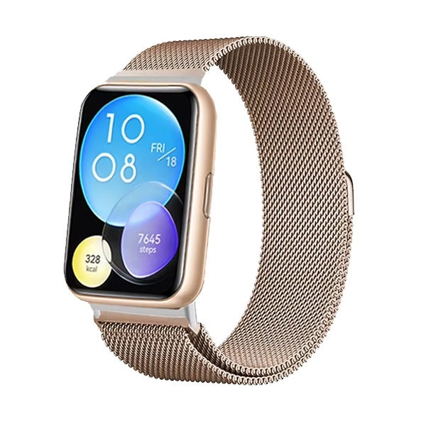 Correa Milanese con Cierre Magnético para Huawei Watch Fit SE - Rosa