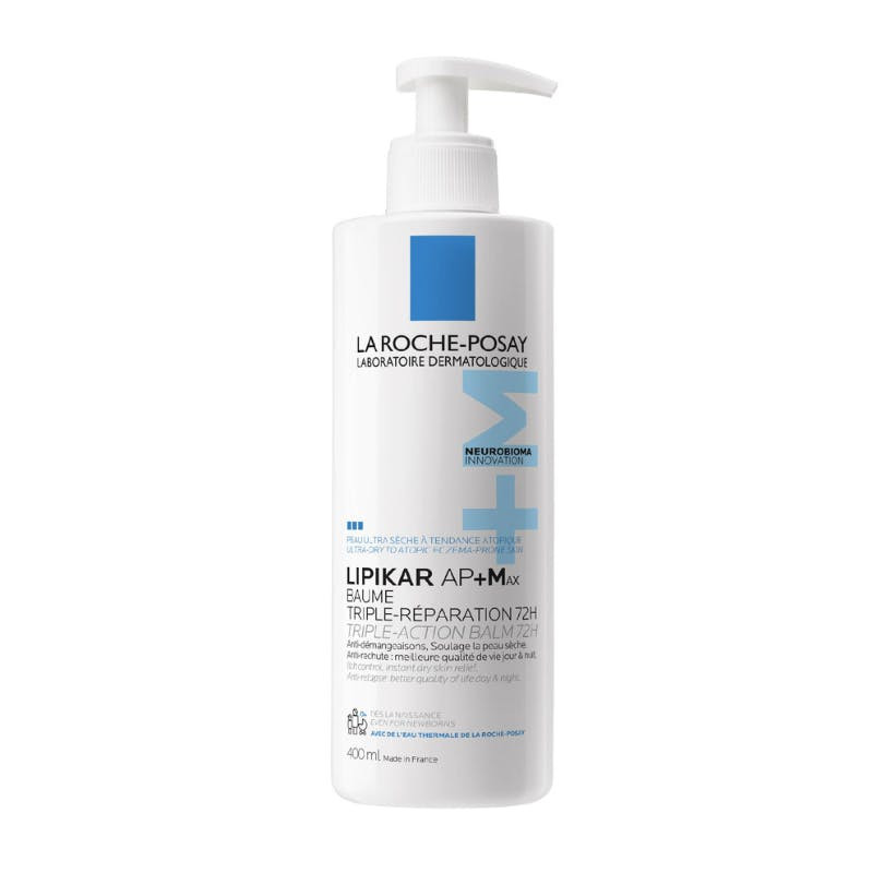 La Roche-Posay Lipikar Baume AP+Max 400ml | Bálsamo Pele Muito Seca ou Atópica | Controlo Prurido 24h