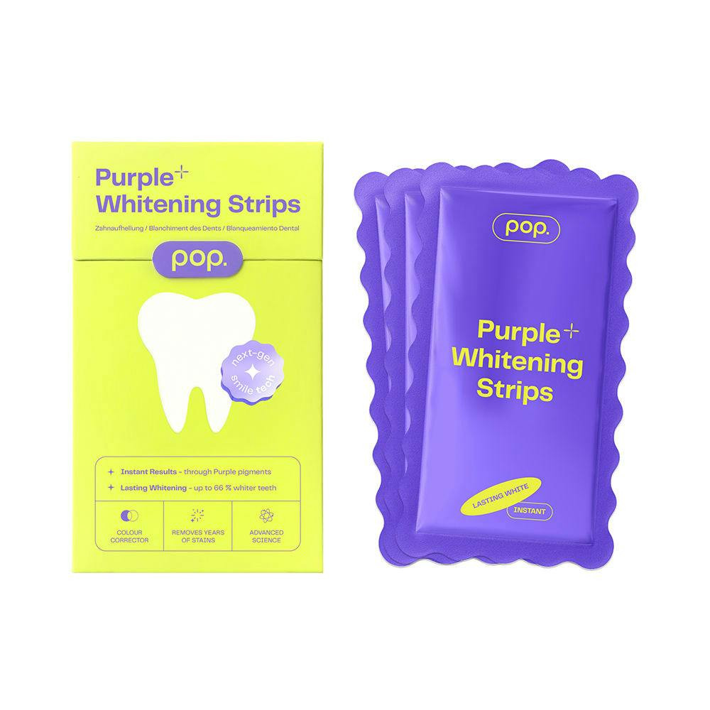 POP. PURPLE+ Violet Whitening Strips 7 units