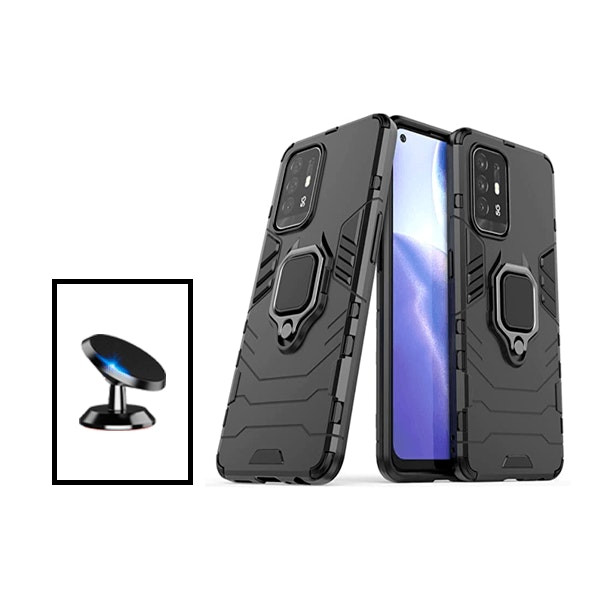 Funda Military Defender 3 en 1 para Oppo F19 Pro+ 5G con soporte magnético