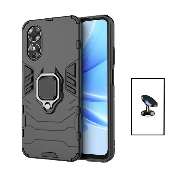 Funda Military Defender 3 en 1 con soporte magnético para Oppo A17