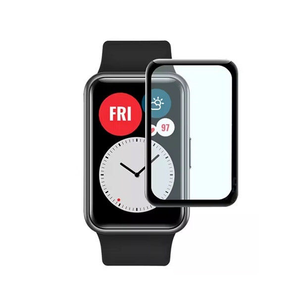 Gel Full Cover Screen Protector with Black Edges for Huawei Watch Fit SE