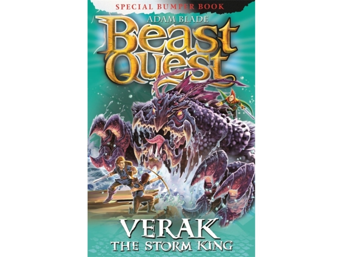 Beast Quest: Verak the Storm King de Adam Blade (Inglés)