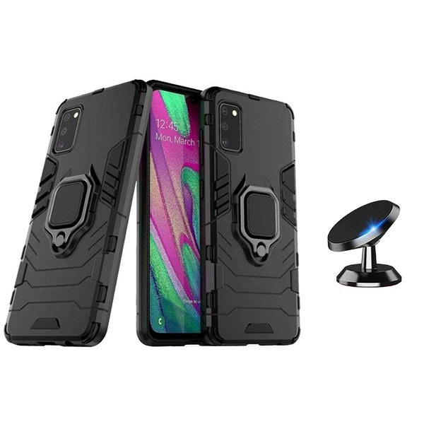 Funda Military Defender 3 en 1 para Samsung Galaxy A41 con soporte magnético