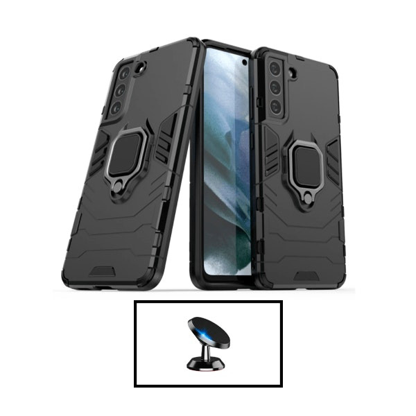 Funda Military Defender 3 en 1 con soporte y soporte magnético para coche