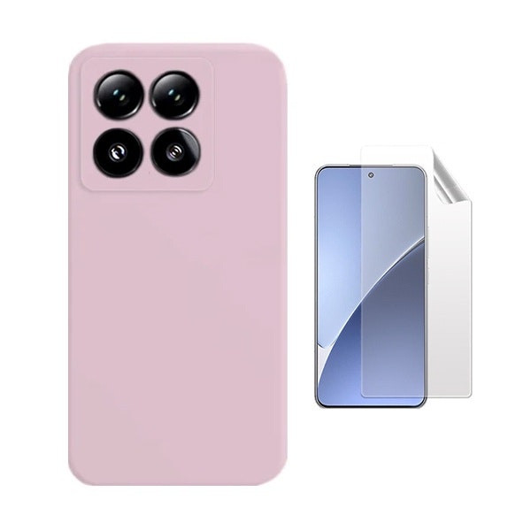 Hydrogel Screen Protector and Liquid Silicone Case for Xiaomi 15 Pro