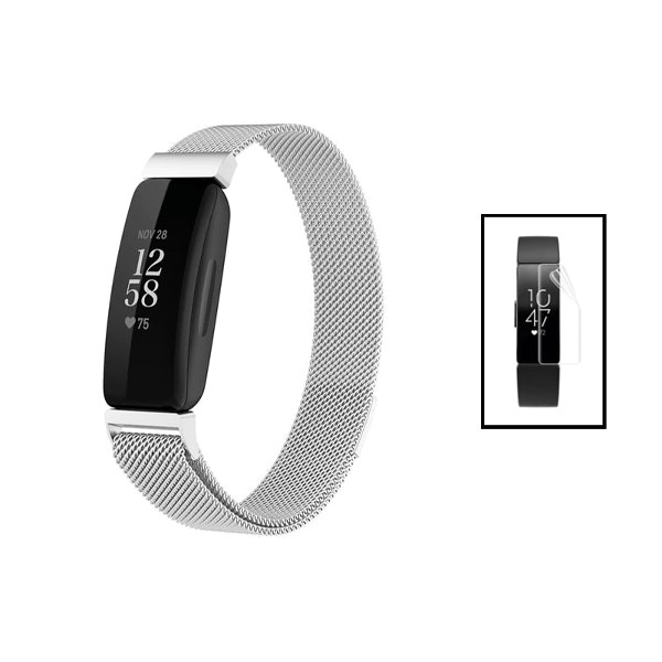 Correa Milanese Loop y Protector de Gel para Fitbit Ace 2