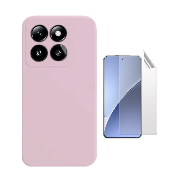Protector hydrogel + funda silicona líquida para Xiaomi 15
