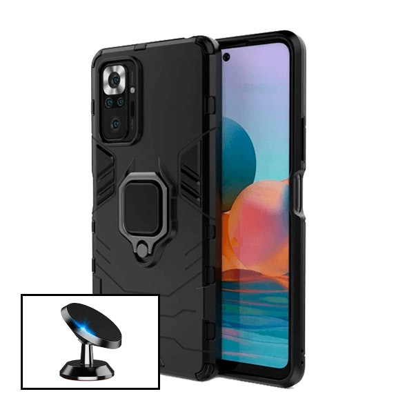 Military Defender 3-in-1 Case with Stand and Magnetic Car Mount