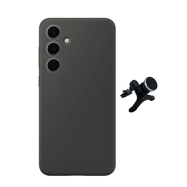 Funda de Silicona Líquida y Soporte Magnético Reforzado para Samsung Galaxy S25