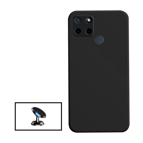 Funda silicona líquida y soporte magnético para Narzo 50A