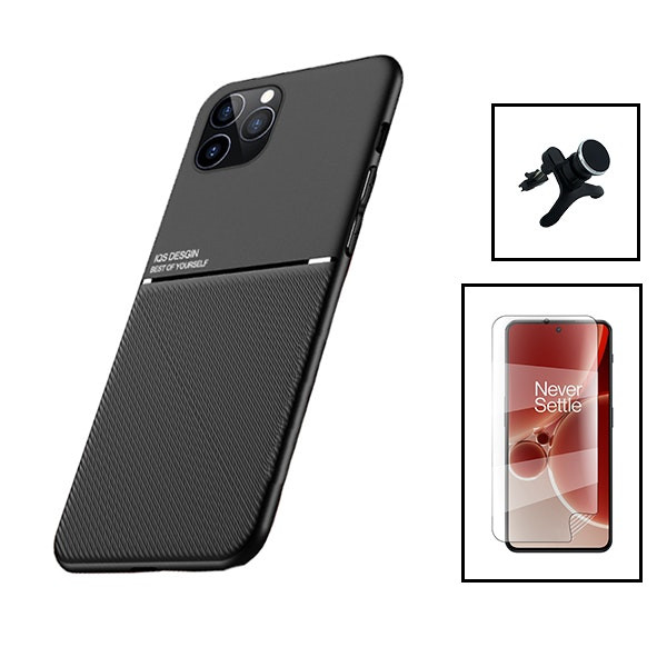 Funda magnética Lux con protector hydrogel full cover y soporte magnético de coche