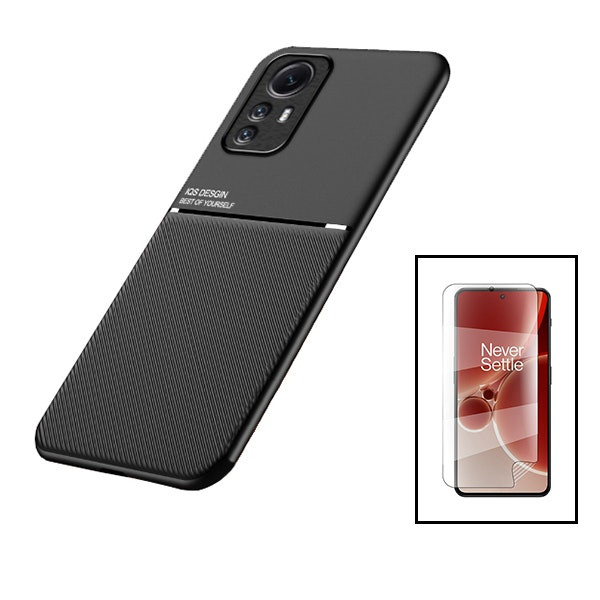 Funda magnética Lux con película hydrogel Full Cover para Redmi Note 12S