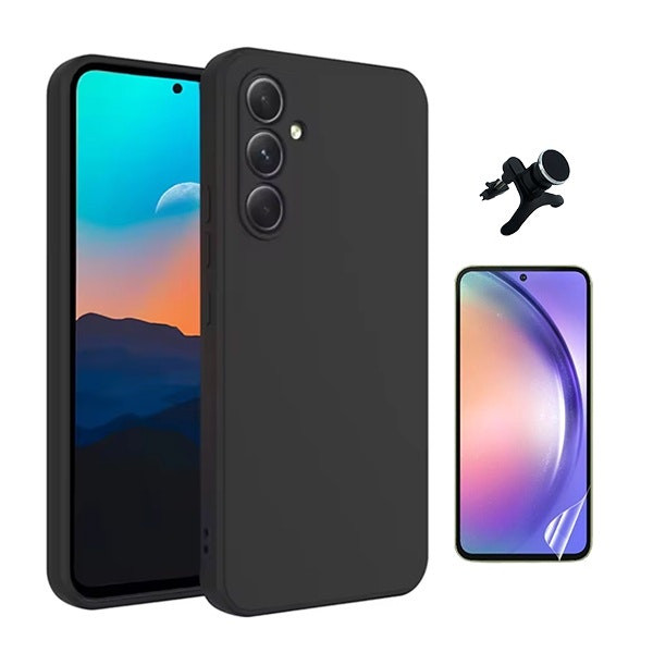 Phonecare Hydrogel Screen Protector Kit with Case and Magnetic Car Mount for Samsung Galaxy A56