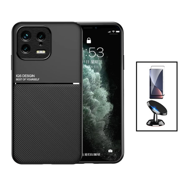 Funda Magnética Lux + Protector de Cristal Full Cover Curved + Soporte Magnético para Xiaomi 13 Pro