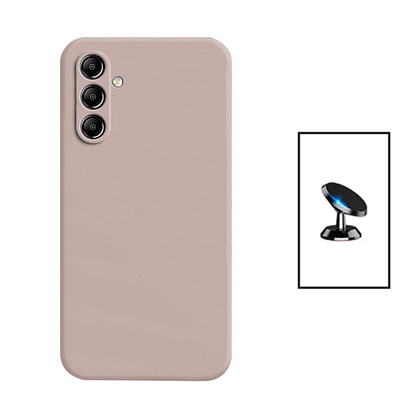 Liquid silicone case for Samsung Galaxy A24 with magnetic car mount