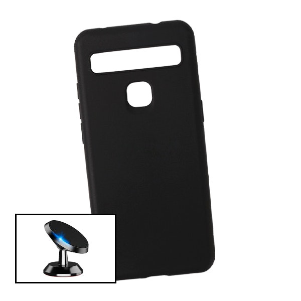 Funda de silicona líquida y soporte magnético universal